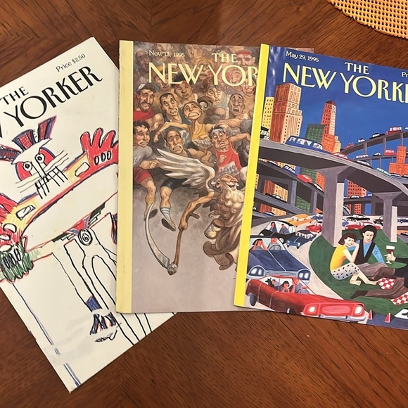 Vintage New Yorker Magazine Covers Only 1995 Set of 21 Artwork Frameable Gifts - Picture 4 of 5